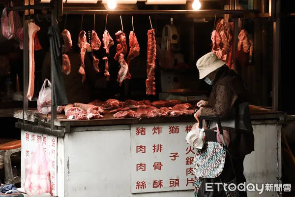 ▲▼市場，採買，肉，豬肉，肉攤。（圖／記者周宸亘攝）