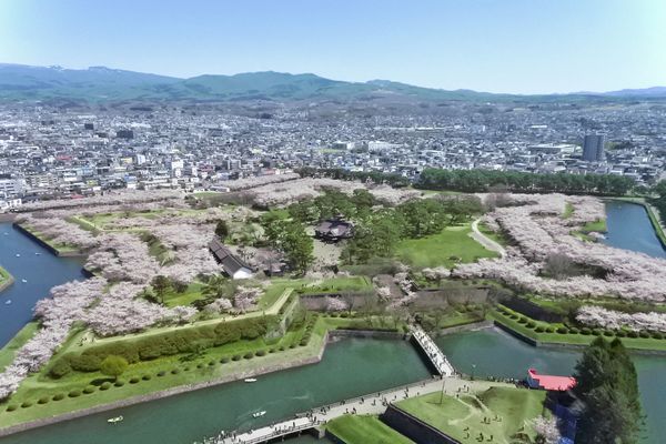 ▲▼函館五稜郭公園櫻花。（圖／取自Photo AC）