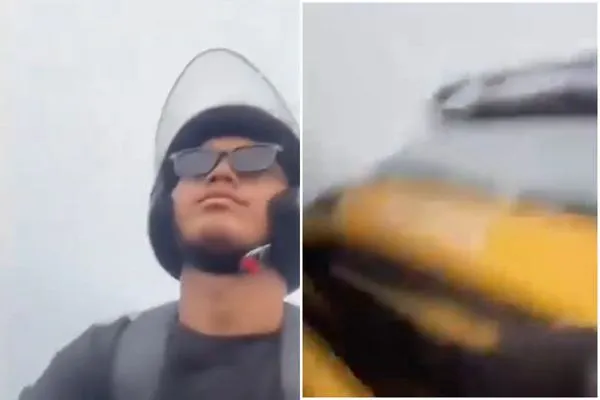 【死亡自拍】騎士前往聚會開心攝影　下一秒錄到慘遭大貨車鬼切撞死瞬間