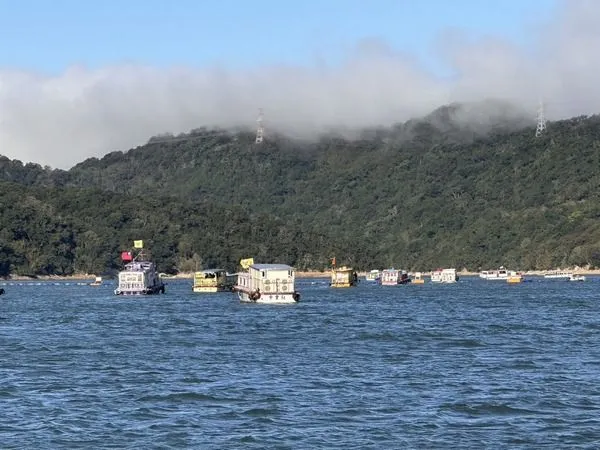 ▲慶石門水庫營運60年，媽祖水域遶境擴大舉辦