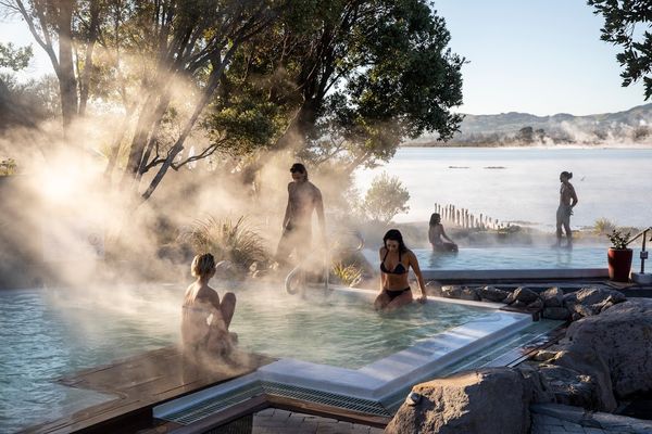 ▲▼紐西蘭波利尼西亞溫泉、泥漿溫泉。（圖／翻攝自Polynesian Spa、Tourism New Zealand`s Visual Library提供）