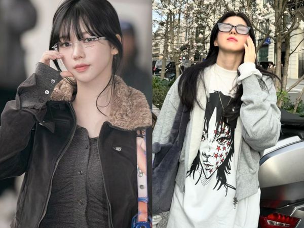 韓星吹起「眼鏡時尚」　氣質無框眼鏡Karina、Jisoo也好愛