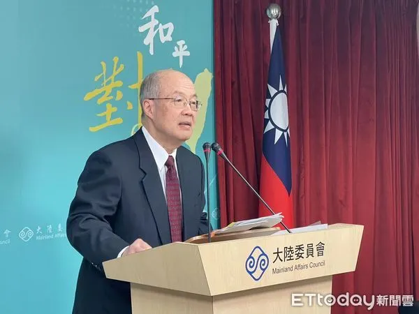 ▲▼ 陸委會發言人詹志宏（2024.3.8）            。（圖／記者任以芳攝）