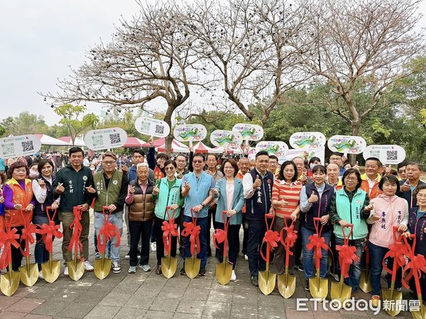 ▲屏東市公所9日在千禧公園舉辦植樹節活動             。（圖／記者陳崑福翻攝）