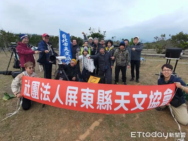 ▲恆春貓鼻頭「梅西耶馬拉松競賽」           。（圖／台北市天文協會提供，下同）