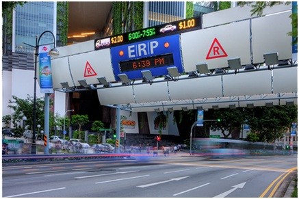 新加坡電子收費系統ERP(圖／取自新加坡陸路交通局官網)