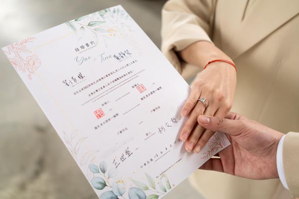 ▲▼黃瀞瑩結婚。（圖／翻攝臉書）