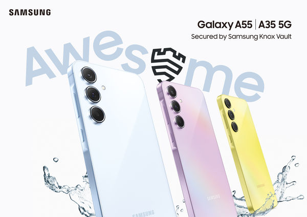 ▲三星Galaxy A55 5G、Galaxy A35 5G。（圖／三星）