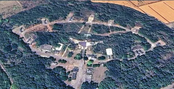 ▲▼大肚山軍事設施。（圖／翻攝Google Map）