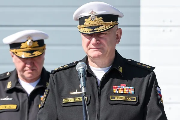 ▲▼俄羅斯海軍總司令尼古拉·葉夫梅諾夫海軍上將（Nikolai Yevmenov）。（圖／路透）