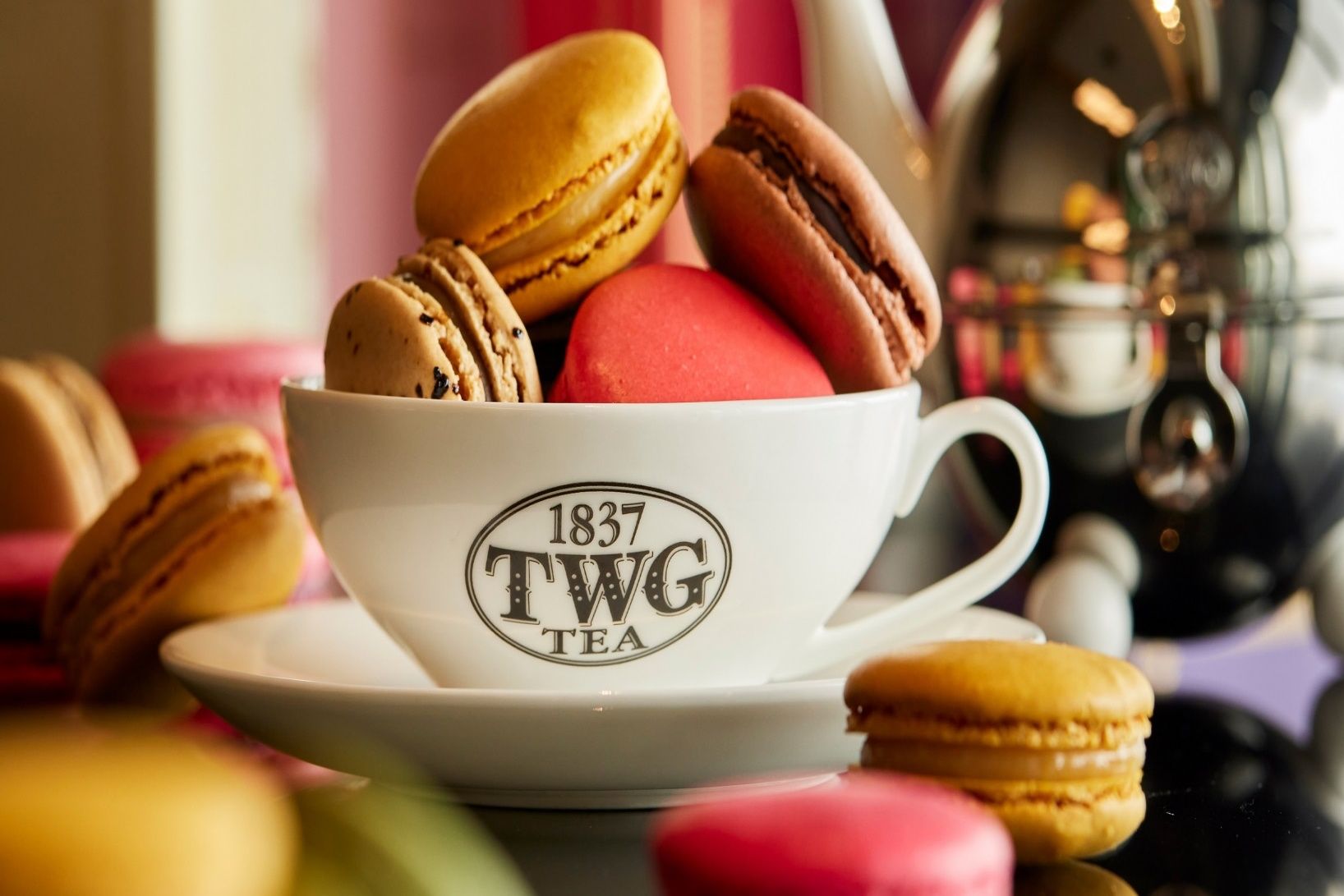 ▲TWG Tea推限定一日馬卡龍買一送一優惠。（圖／品牌提供）