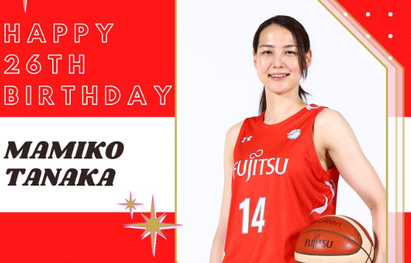 ▲▼富士通球隊介紹田中真美子。（圖／翻攝自IG／fujitsu_basket）