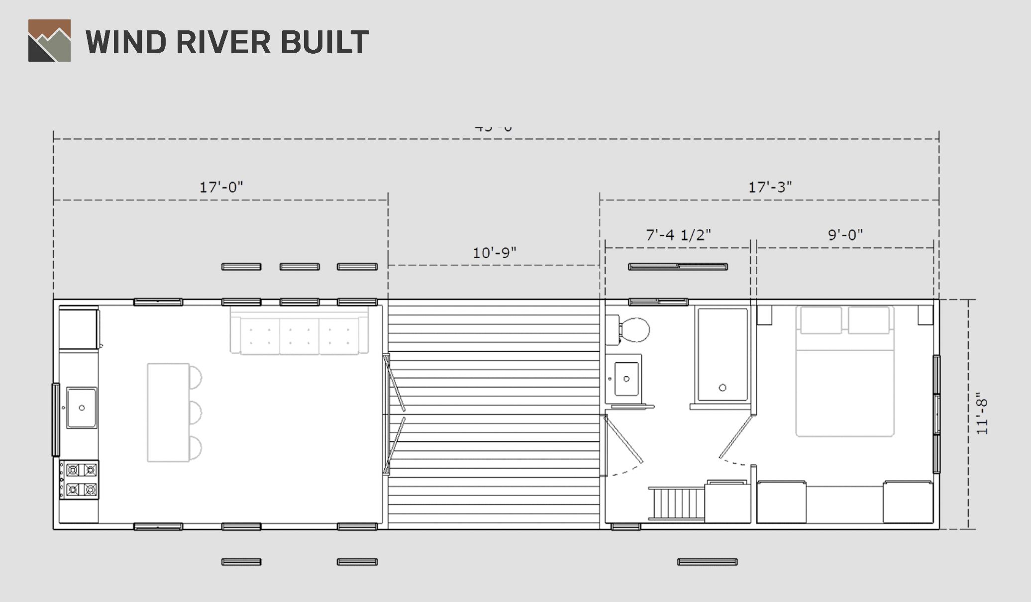 ▲Pisgah Park Model。（圖／翻攝Wind River Tiny Homes官網與官方youtube）