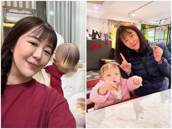 ▲文汶女兒1歲後狂掉髮！確診「兒童性圓禿」。（圖／翻攝自臉書／文汶 WEN WEN）