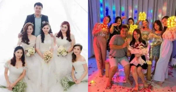 大馬男合照5女！捧花婚紗照瘋傳　6人「真實關係」曝光