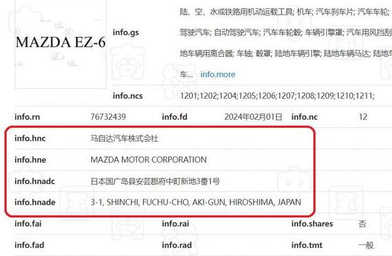 ▲Mazda曝光2款註冊新車名，預計今年4月北京車展發表。（圖／翻攝自《汽車之家》）