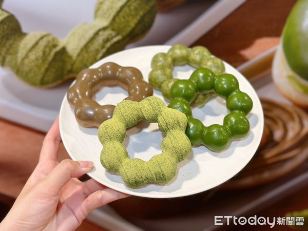 ▲▼「Mister Donut X 一〇八抹茶茶廊」最新「雙茶季」來了。（圖／記者蕭筠攝）