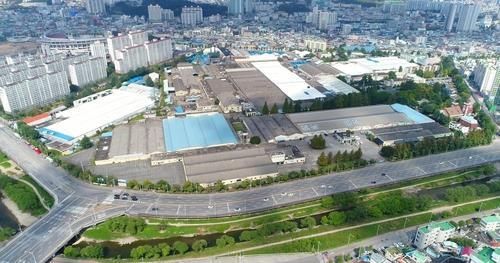 ▲▼南韓光州是打算在舊有的日新紡織工廠腹地上展開造鎮計畫，包括興建49層樓高的豪華飯店。（圖／光州市府）