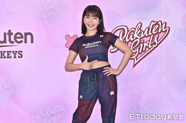 ▲▼樂天桃猿啦啦隊樂天女孩RAKUTEN GIRLS春訓記者會，新加入團員Mika。（圖／記者李毓康攝）