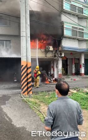 ▲竹山、埔里2鎮近一周發生數起住宅火警，所幸皆無人傷亡。（圖／記者高堂堯翻攝）