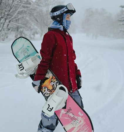 ▲吳怡霈熱愛滑雪。（圖／翻攝自吳怡霈臉書）