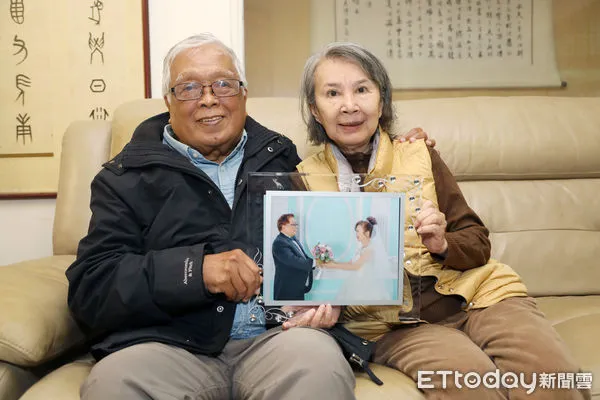 ▲今年80歲的李益恭（左）和小他9歲的李幼萱（右）決定在高齡時步入婚姻。（圖／記者林挺弘攝）
