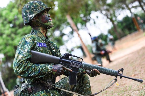 ▲▼針對一年期義務役入伍訓練成果，陸軍20日實施「入伍訓練期末鑑測」。（圖／軍聞社）