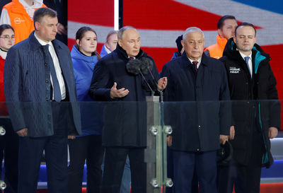 普丁贏得87.28％選票連任總統　俄中選會公布正式投票結果