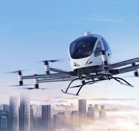 由中國億航研發的無人駕駛「空中計程車」於淘寶官網開賣。（翻攝自億航淘寶）