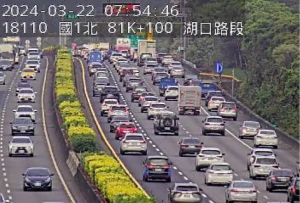 ▲▼湖口段事故。（圖／翻攝高公局1968網站）