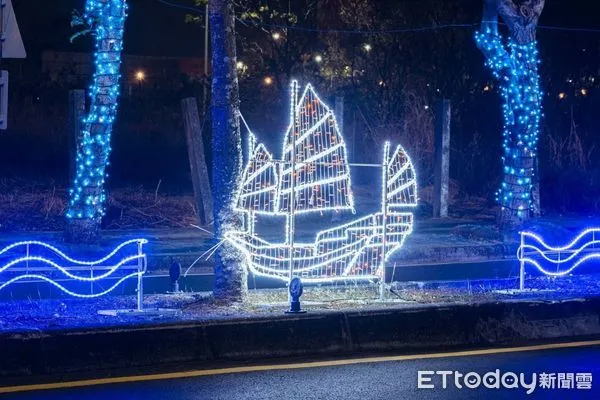 ▲2024台灣燈會高鐵燈區的光環境工程，勇奪法國設計獎金獎榮耀。（圖／記者林東良翻攝，下同）