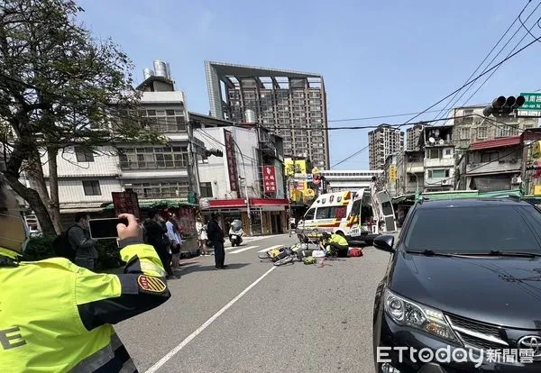 ▲游婦在台大擔任志工，騎腳踏車自摔遭貨車輾過。（圖／記者陸運陞翻攝）