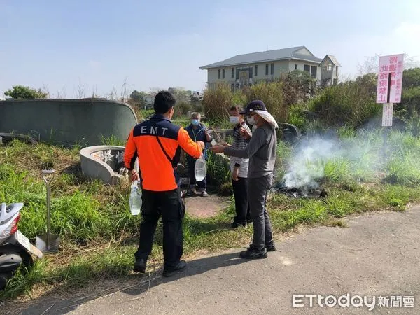 ▲因應清明連假將至，為防範林野火災，提升民眾防火警覺降低損害，第一大隊在火災搶救與預防等方面，強化各式整備工作，並籲請民眾掃墓勿用火。（圖／記者林東良翻攝，下同）