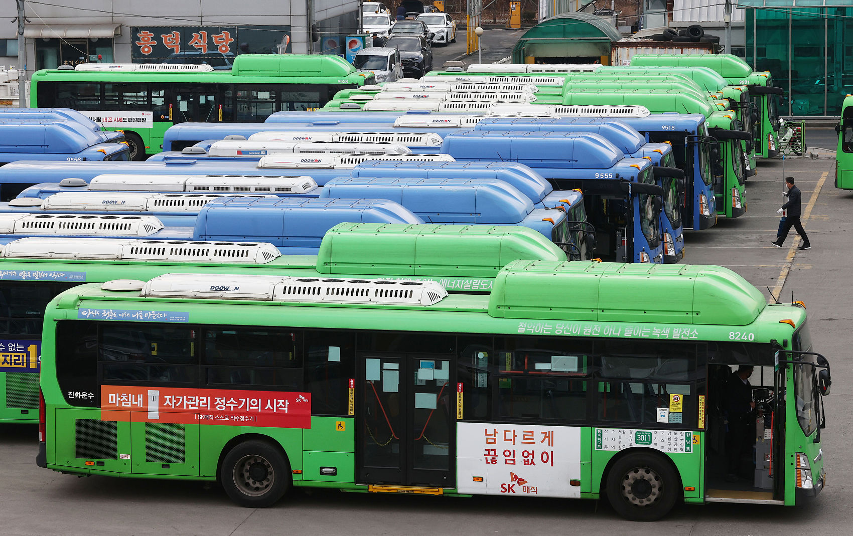 ▲▼首爾市區公車預定從28日下午投入總罷工。（資料照／VCG）