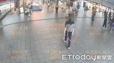 捷運台北車站怪男出沒！2度反手拿辣椒水亂噴　旅客經過慘爆咳