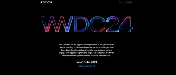 ▲蘋果官宣今年WDC技術大會時間落在6月。（圖／翻攝蘋果官網）
