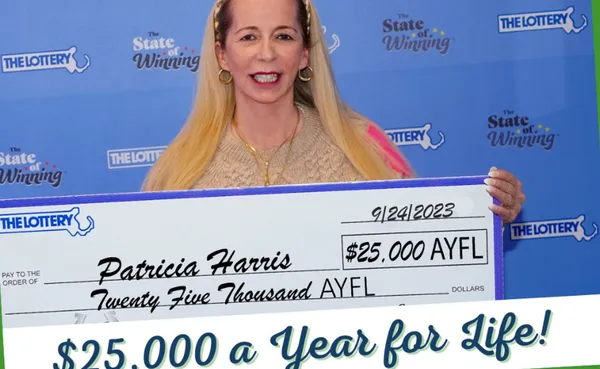 女夢到自己贏大獎　6個月後「夢境成真中終身獎」每年爽領80萬元。（圖／翻攝自Massachusetts Lottery）