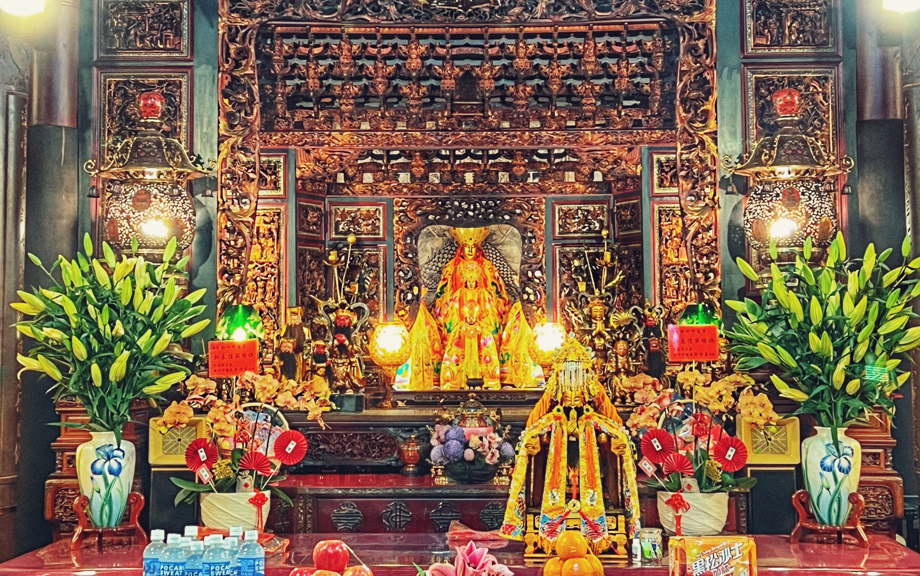 ▲▼新竹市「竹蓮寺」觀音菩薩、觀世音菩薩。（圖／記者陳俊宏攝）