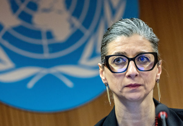 ▲▼聯合國巴勒斯坦被占領土問題特別報告員（Special Rapporteur）艾班尼斯（Francesca Albanese）。（圖／路透）