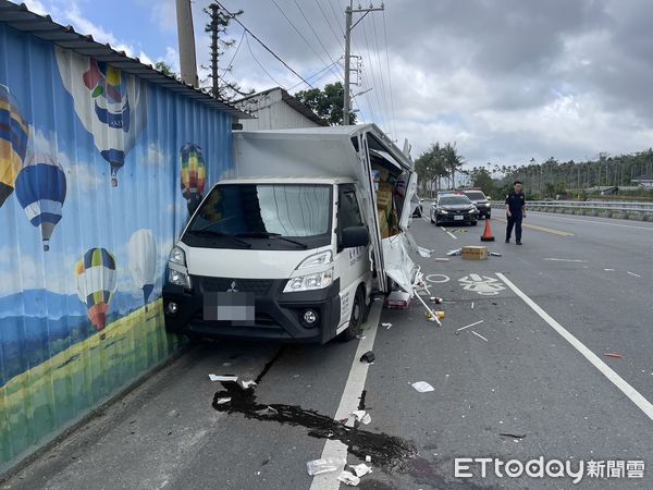 ▲▼台9線鹿野路段發生死亡車禍             。（圖／記者楊漢聲翻攝）