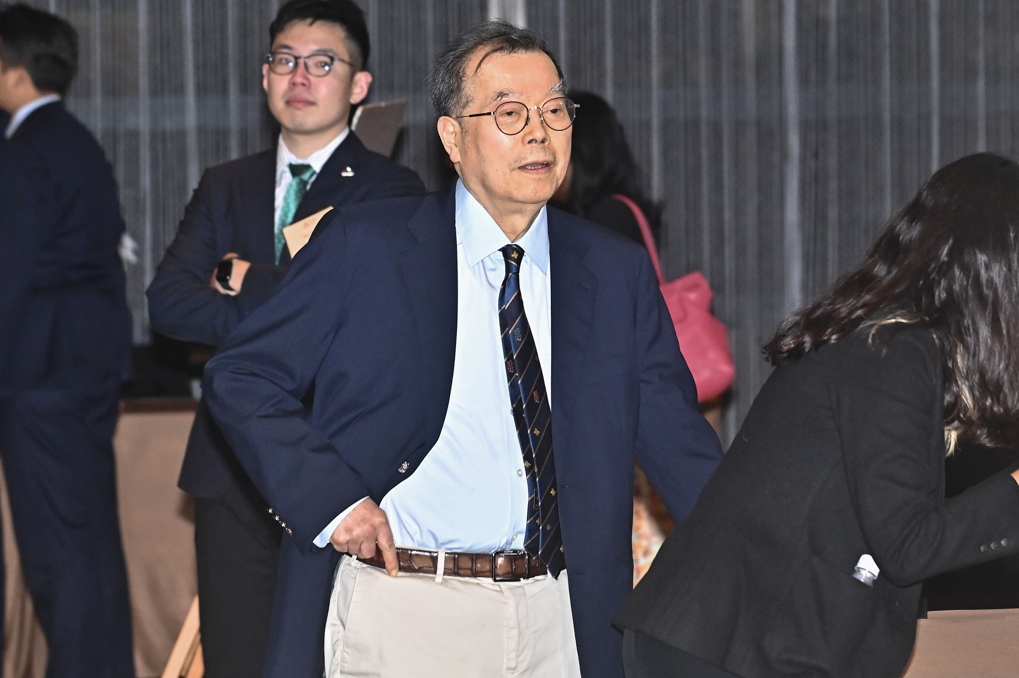 ▲▼力晶科技創辦人黃崇仁出席台灣美國商會2024年謝年飯晚宴。（圖／記者李毓康攝）