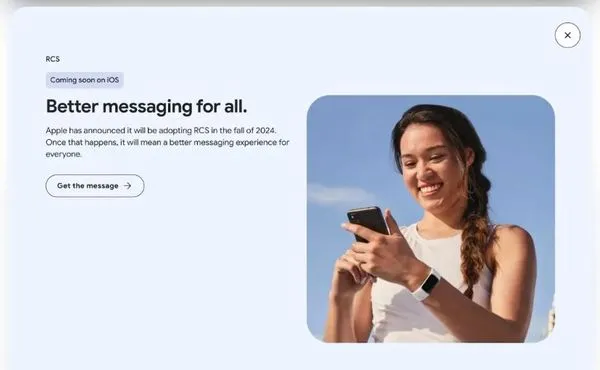 ▲Google頁面上透露免費傳訊功能將開啟。（圖／9to5mac）