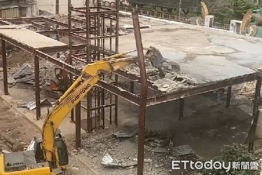 ▲▼      士林工地坍塌1死       。（圖／記者黃彥傑翻攝）