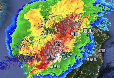 快訊／今年首場「顯著雷雨」　強對流過境中