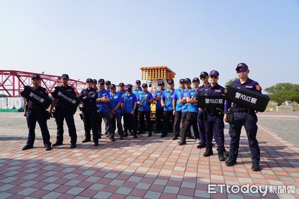 ▲雲林縣警方將於大甲媽遶境期間展現強勢維安作為，並對任何的不法行為當場進行現行犯逮捕，以確保大甲媽祖進香活動的順利進行，保護民眾的安全。（圖／記者蔡佩旻翻攝）