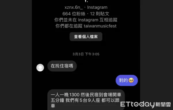 ▲利用Instagram假冒民宿詐騙訂金             。（圖／記者陳崑福翻攝）