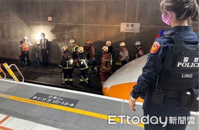 快訊／高鐵板橋站有人落軌！女失足墜月台　列車因此延誤