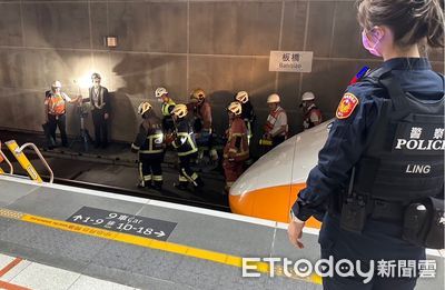 快訊/高鐵板橋站有人落軌!女失足墜月台 列車因此延誤