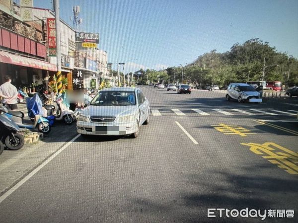 ▲恆春鎮南灣路交通事故           。（圖／記者陳崑福翻攝）