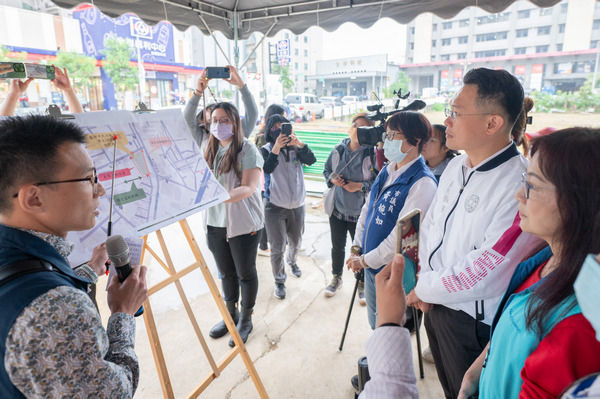 ▲桃園區龍泉五街延伸大慶街道路完工